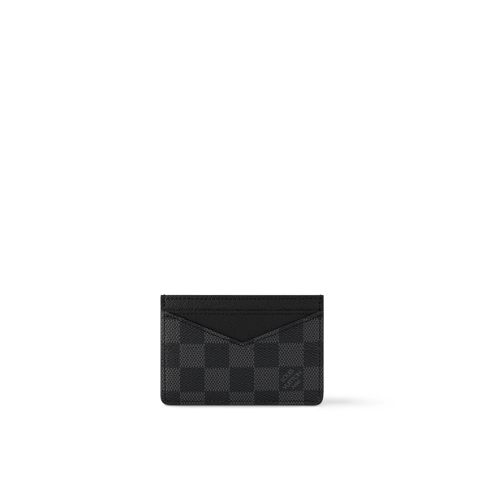 Neo Porte Cartes Damier Graphite Canvas - Ramadan Gifts for Him